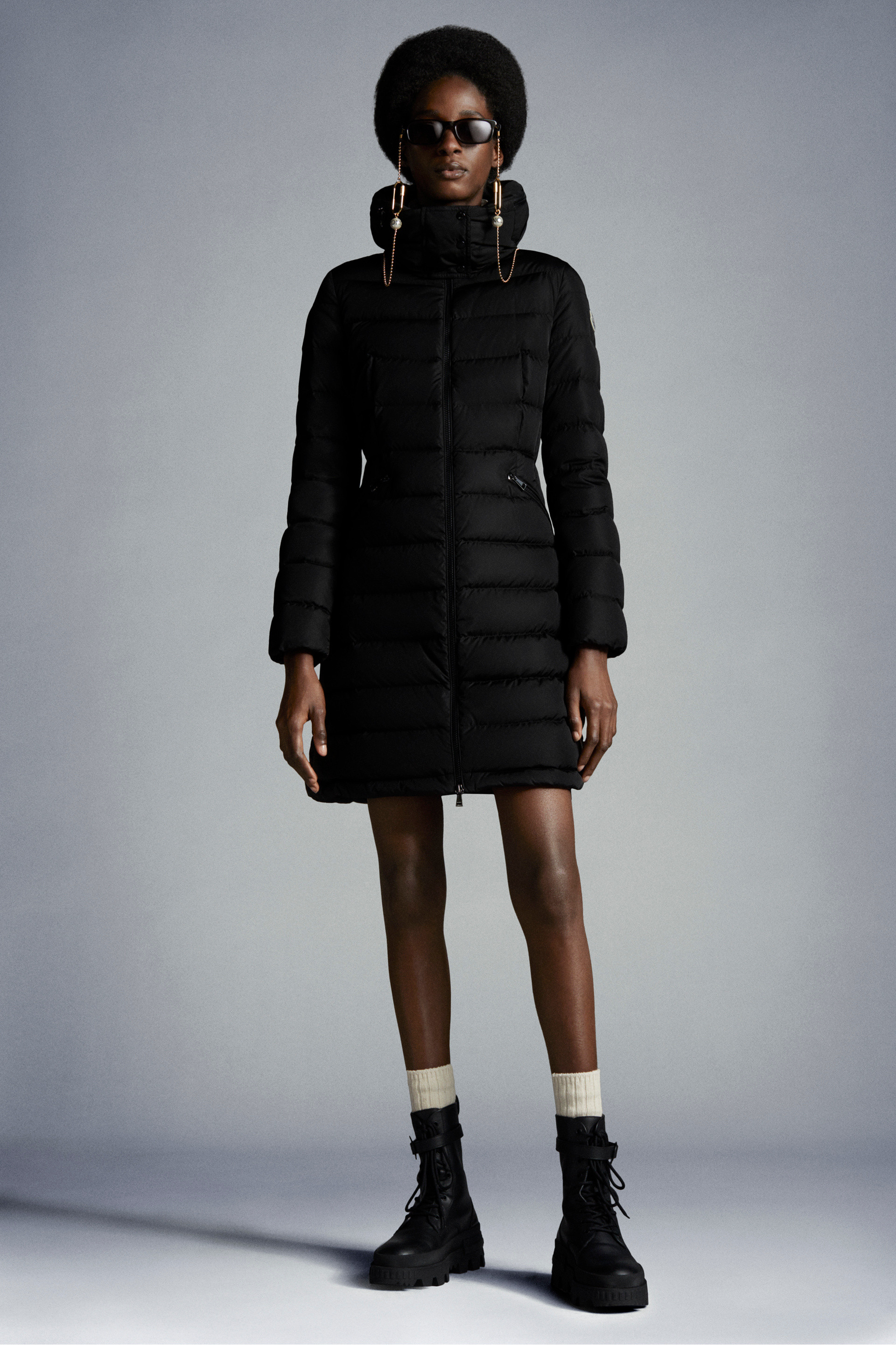 Flammette Long Down Jacket